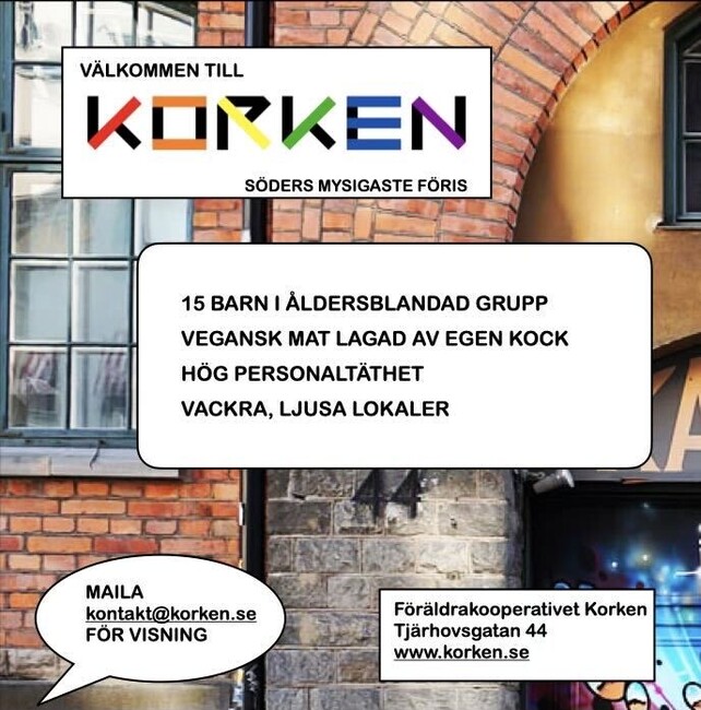 Förskolan Korken plats finns